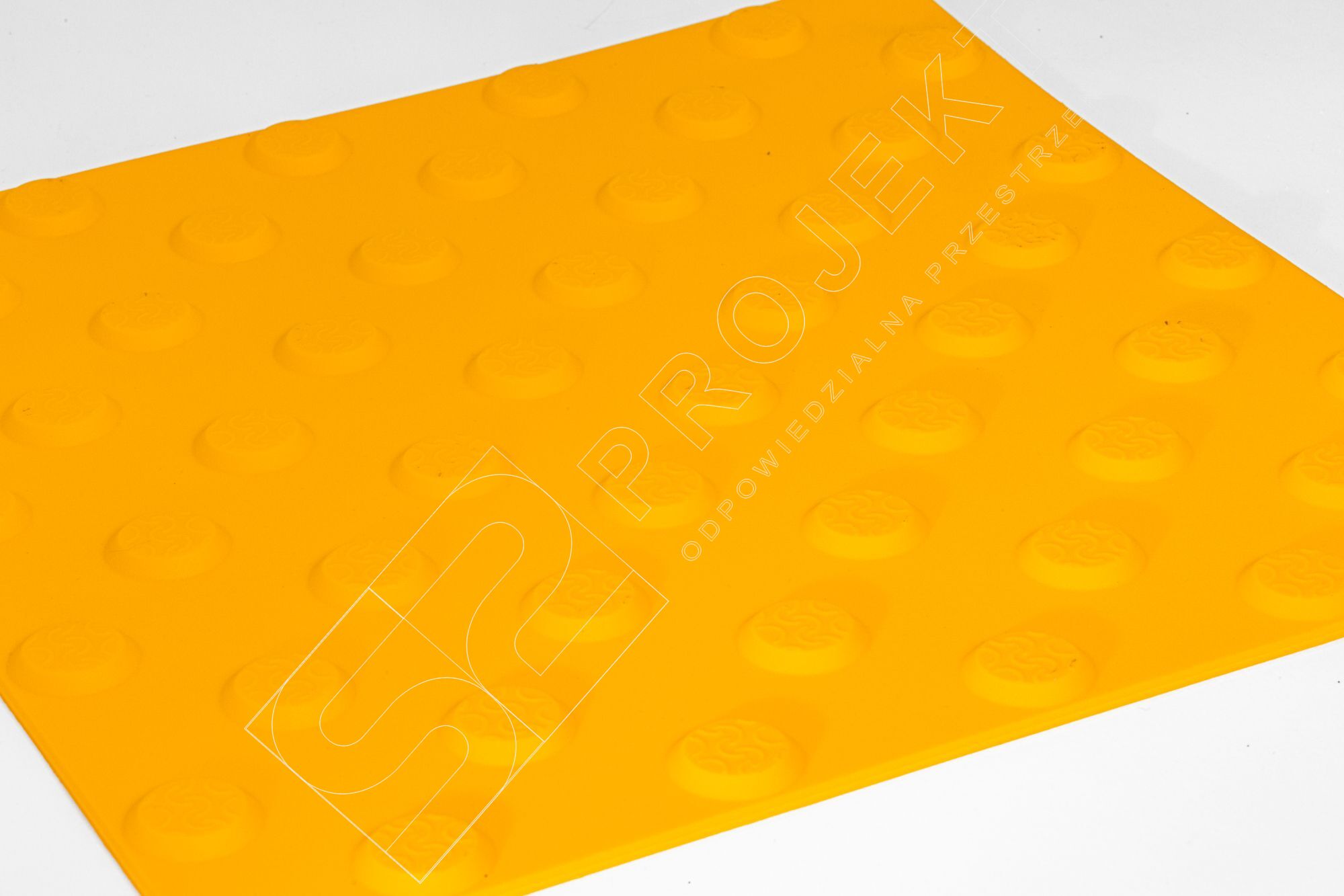 S2MO1-Płyta ostrzegawcza z poliuretanu z wykończeniem antypoślizgowym