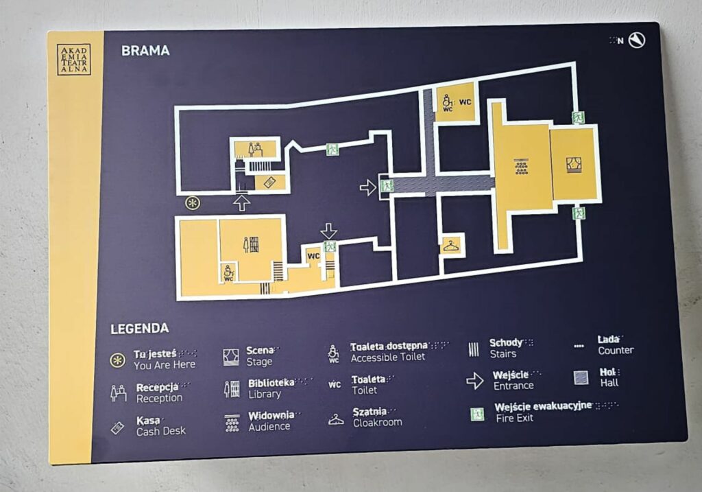 PLANY TYFLOGRAFICZNE NA STELAŻACH