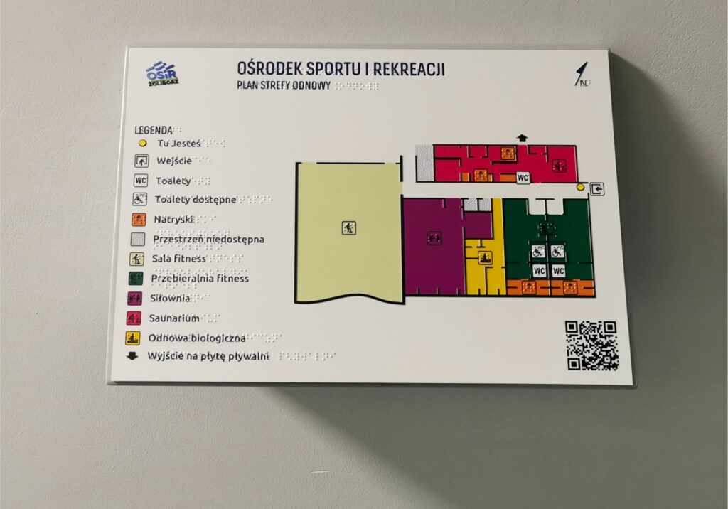 PLANY TYFLOGRAFICZNE NA STELAŻACH