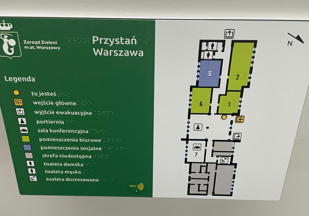 PLANY TYFLOGRAFICZNE NA STELAŻACH