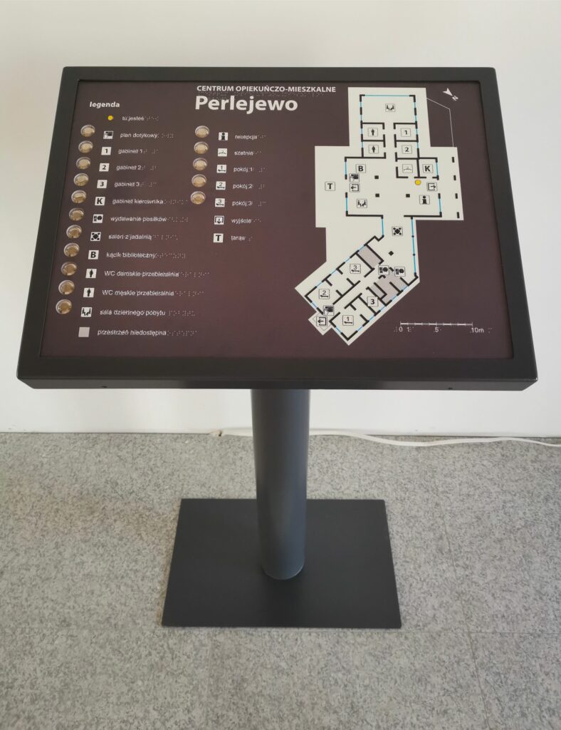 PLANY TYFLOGRAFICZNE NA POSTUMENTACH