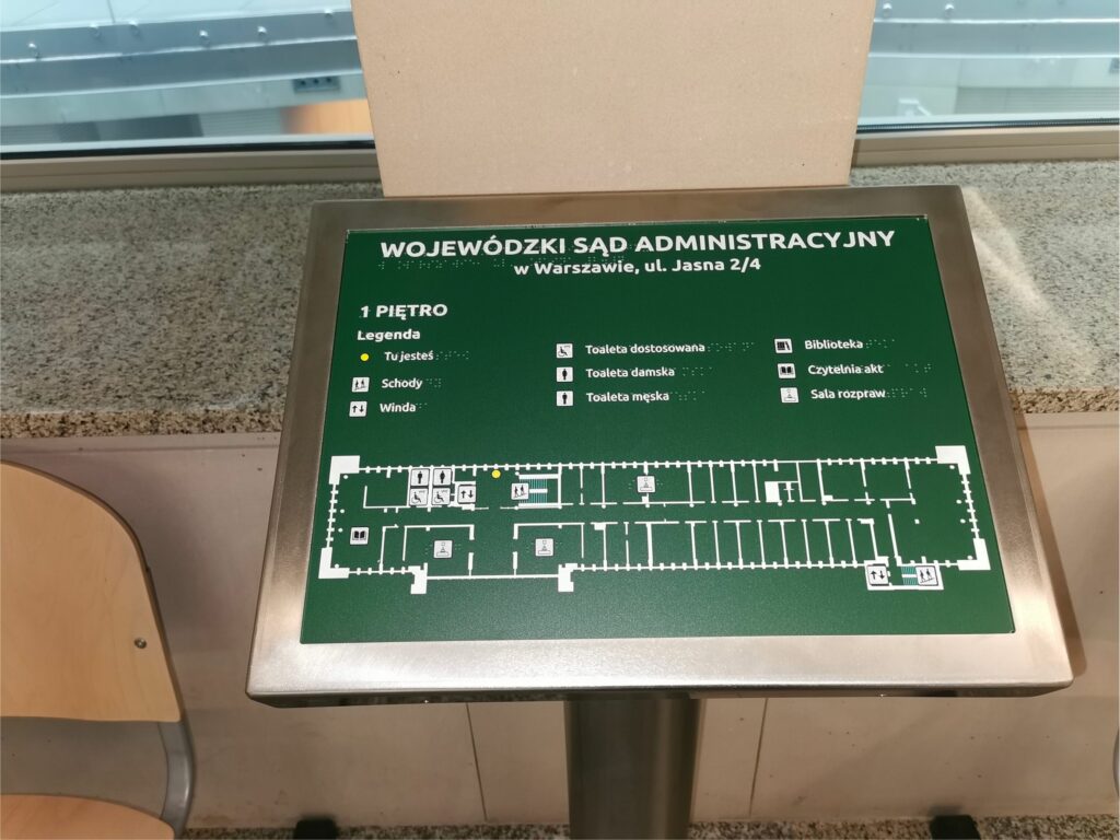 PLANY TYFLOGRAFICZNE NA POSTUMENTACH