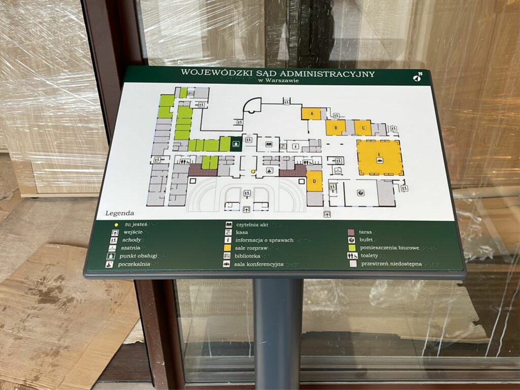 PLANY TYFLOGRAFICZNE NA POSTUMENTACH