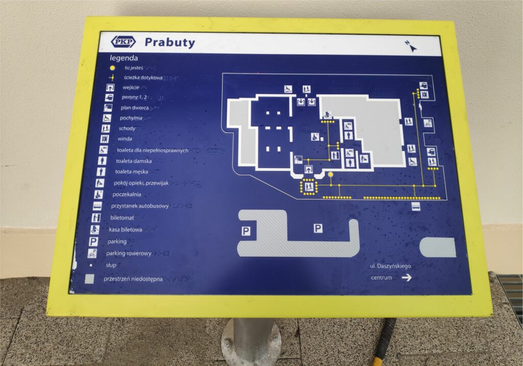 PLANY TYFLOGRAFICZNE ZEWNĘTRZNE