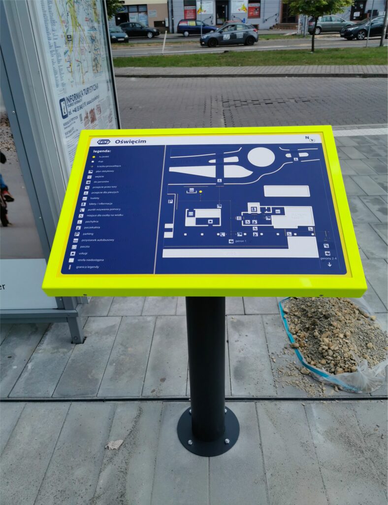 PLANY TYFLOGRAFICZNE ZEWNĘTRZNE