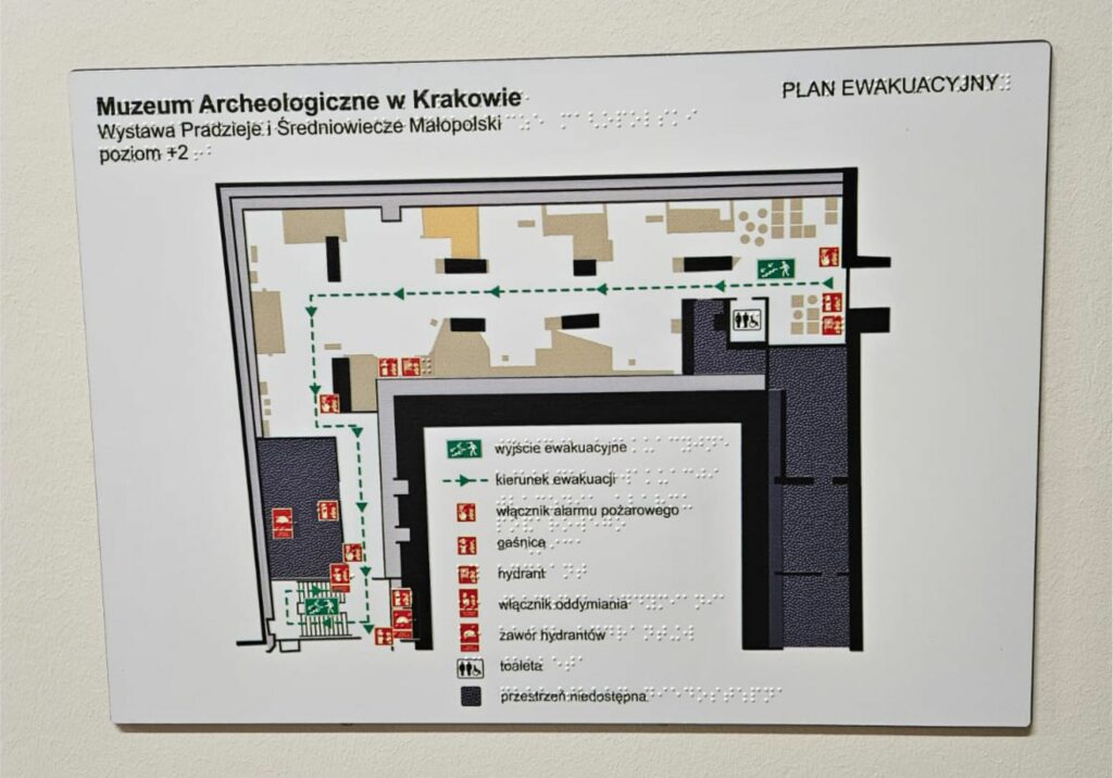 PLAN TYFLOGRAFICZNY EWAKUACYJNY